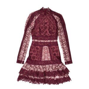 Jonathan Simkhai Guipure Lace Dress Pink